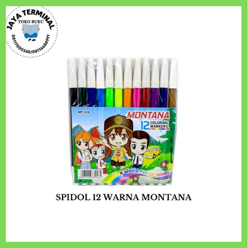 

Spidol 12 Warna Montana