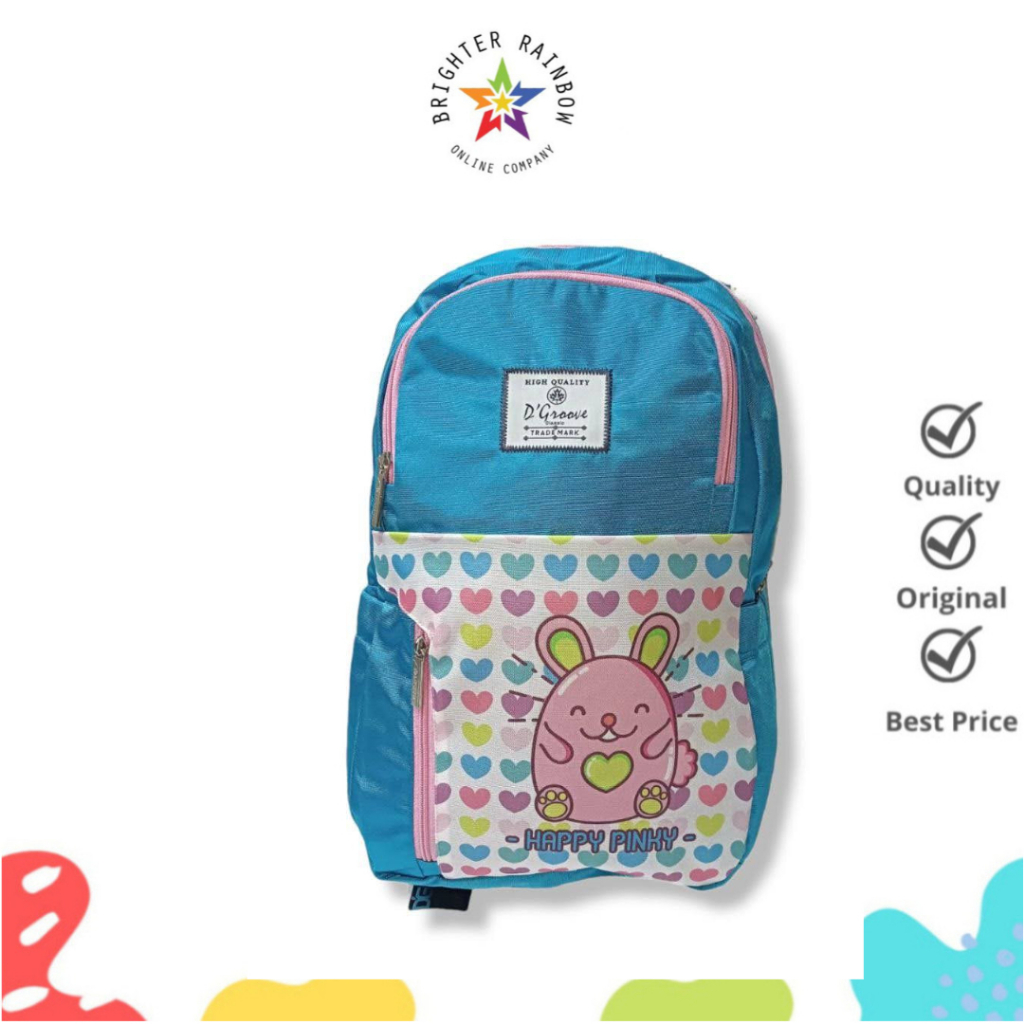 TAS  D'GROOVE 2318 RANSEL SEKOLAH ANAK PEREMPUAN