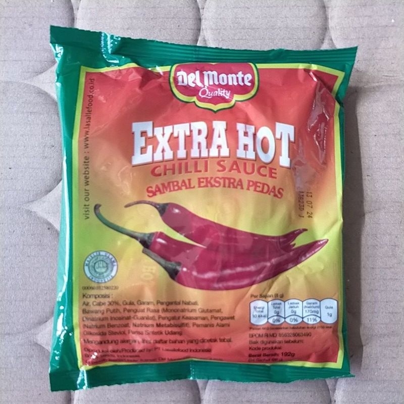 

Del Monte Sambal Extra Hot 192 GR - 24 Sachet
