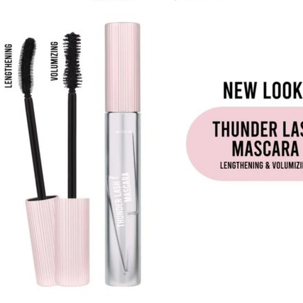 Rose All Day Thunder Lash Mascara Maskara Lengthening - Volumizing