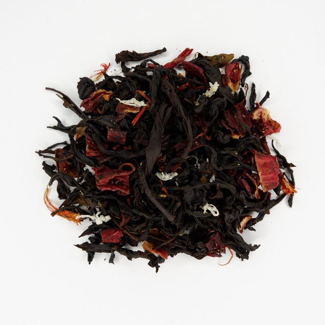 

Artisan Tea - Delicate - Teh Hitam Aroma Lychee dengan Buah Lychee, Hisbiscus, Coconut Flakes, dan Saff Flower