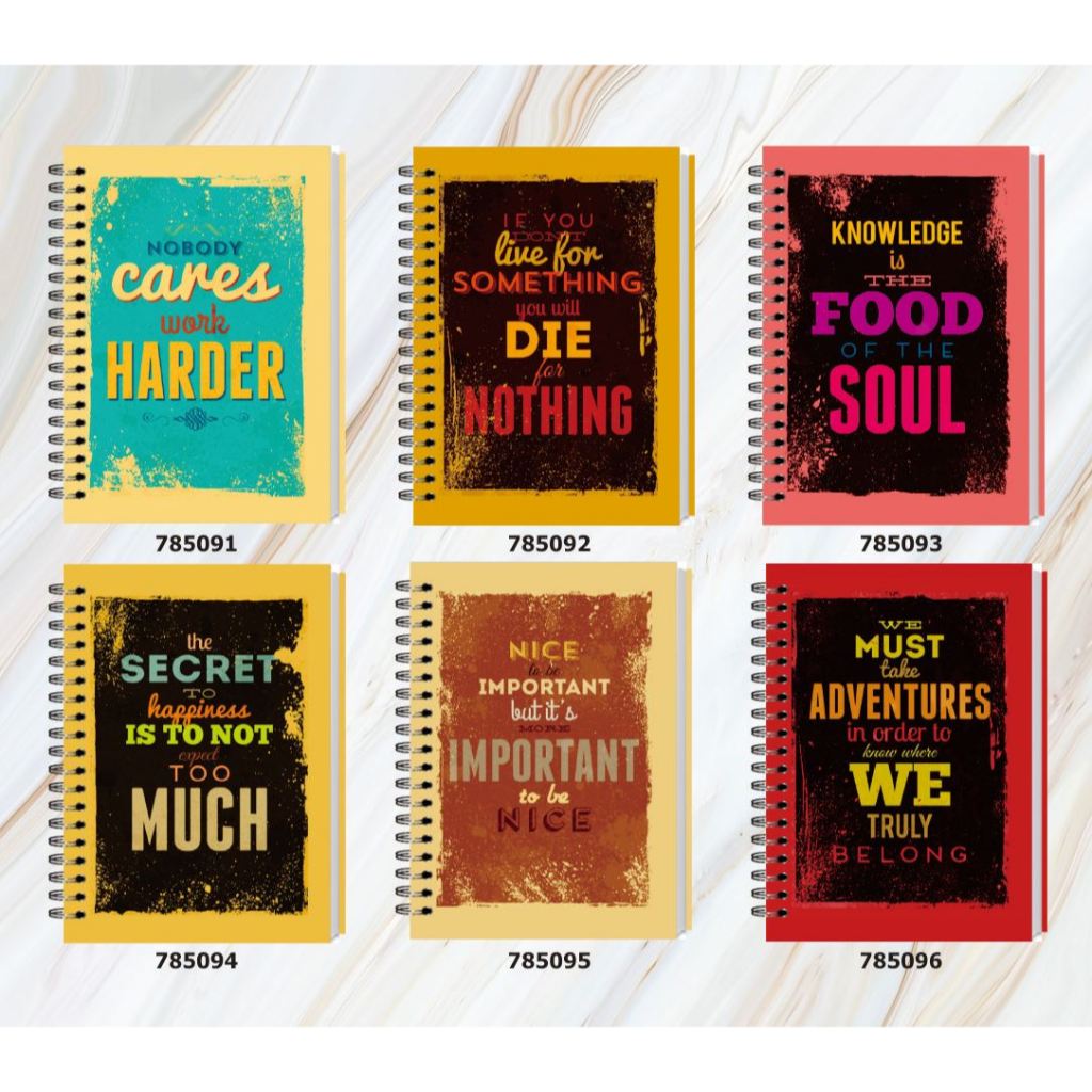 

Spiral Notebook A6 / AMZ / Set 13 / 3509