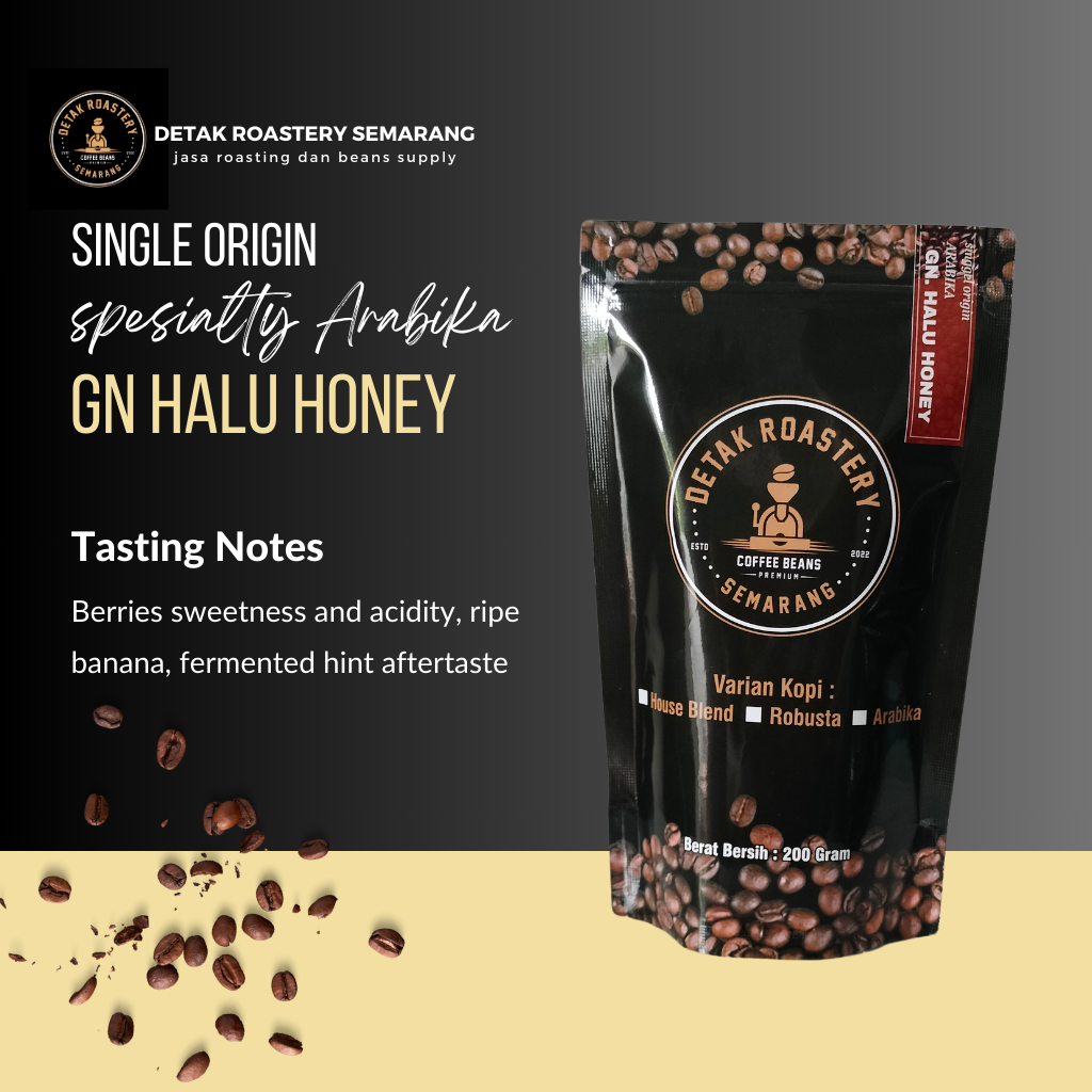 

Kopi Arabika Gunung Halu Red Honey