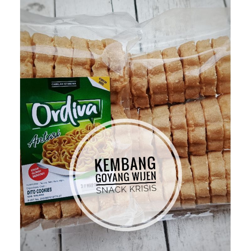 

kembang goyang wijen manis 240 gram free buble wrap