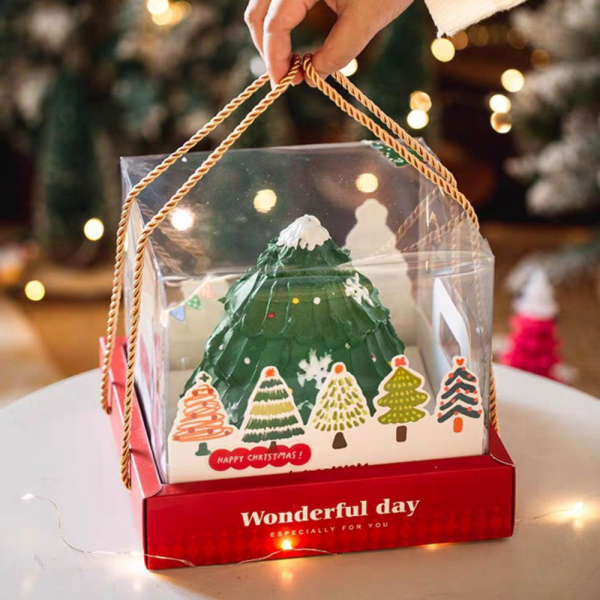 

Unik Kotak natal mika kotak mika xmas kotak hampers natal cake box natal ne Berkualitas