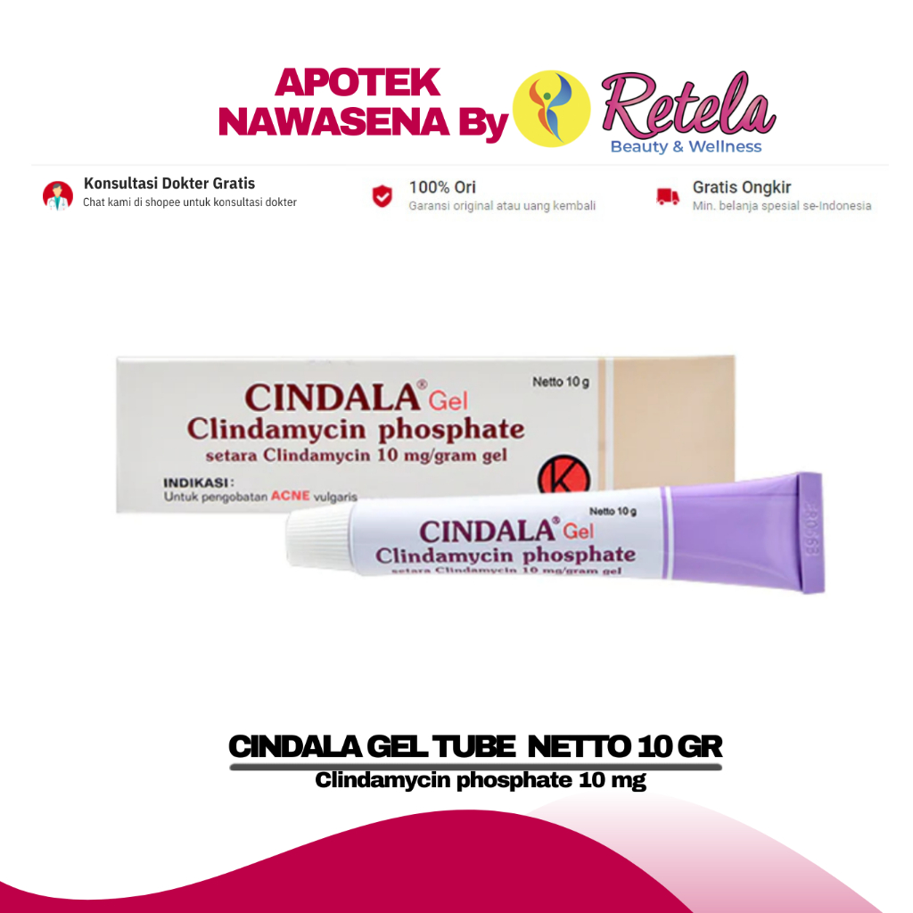 CINDALA GEL 10GR ( Clindamycin phosphate 10 mg )