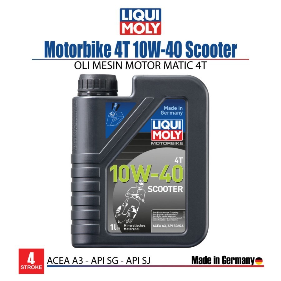Oli Liqui Moly scooter matic 10w 40 nmax pcx adv beat 1 liter