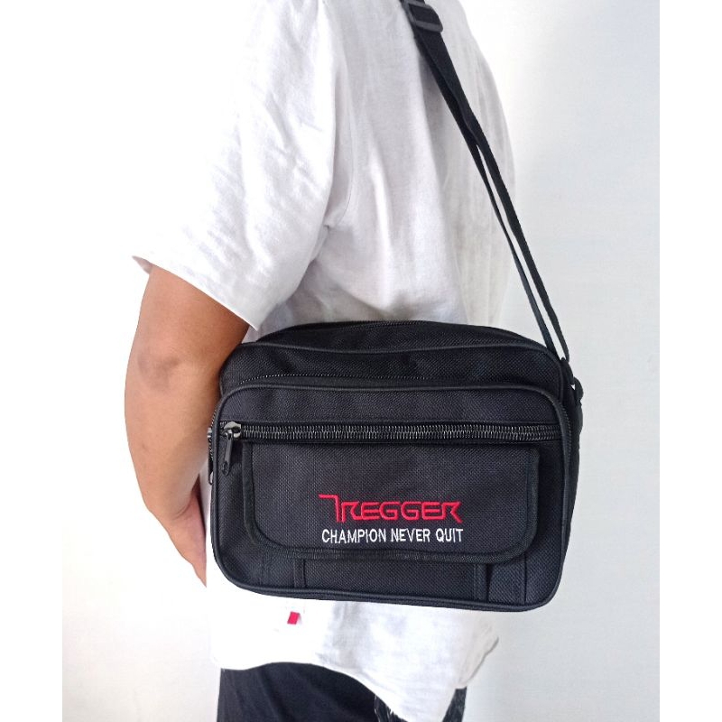 Tas Selempang Pria Kerja Jualan 5 Kantong