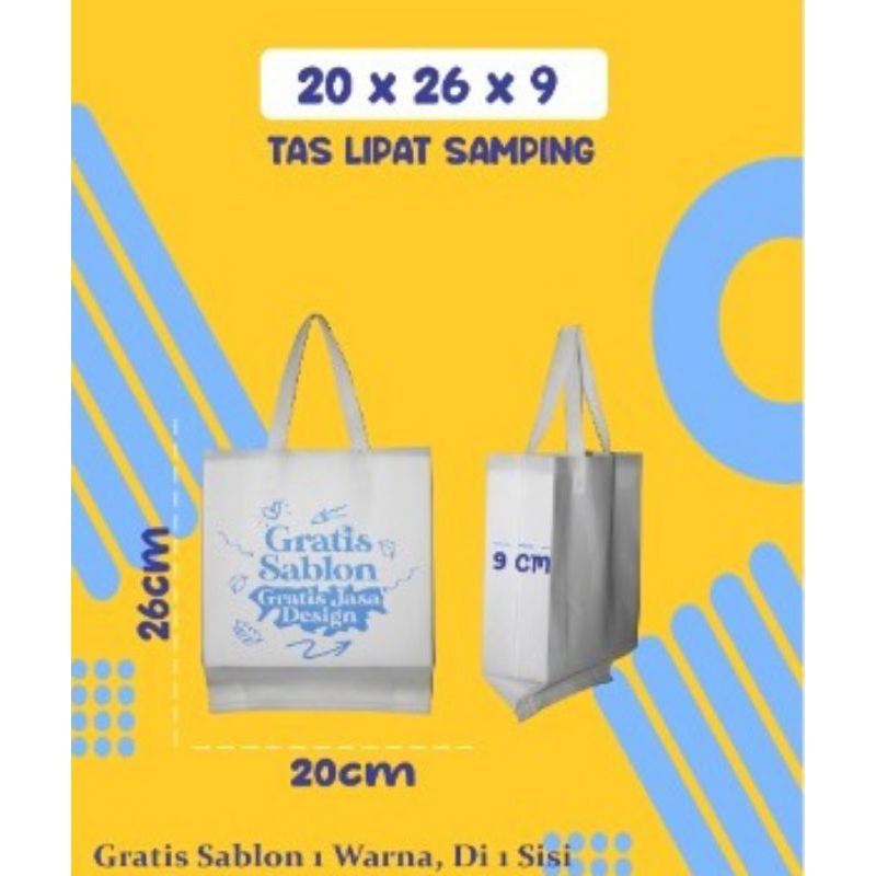 

TAS SPUNBON GOODYBAG COSTOM 20X26X9