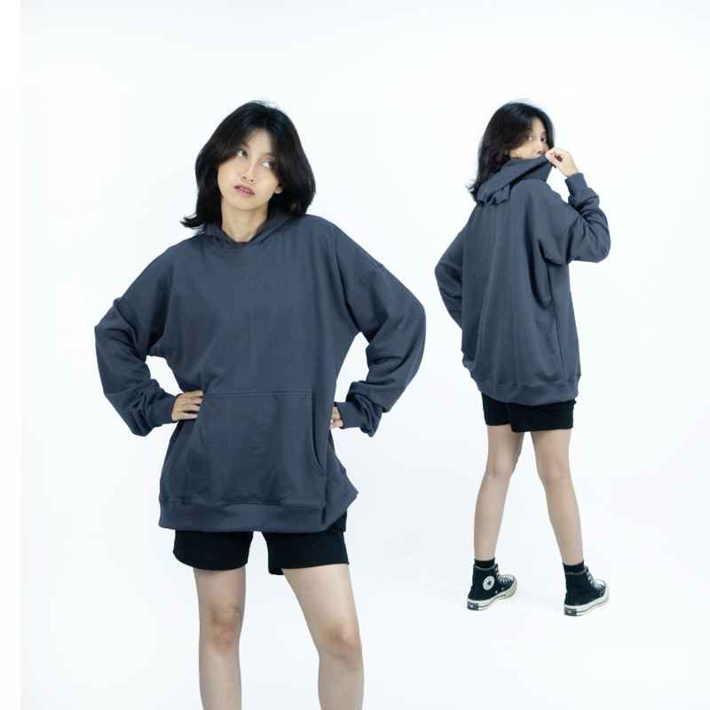 KENIDWEAR Basic Terry Hoodie Material Premium Cotton Terry Sweater