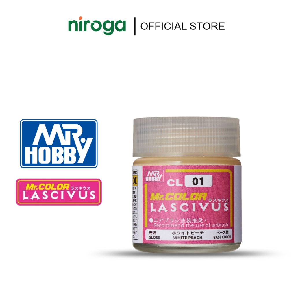 Mr. COLOR CL01 Lascivus White Peach – Mr. Hobby Lacquer cat model kit