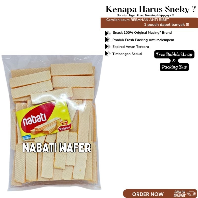 

Nabati Tango Wafer Keju Coklat 500 Gram Snack Kiloan Original Repack