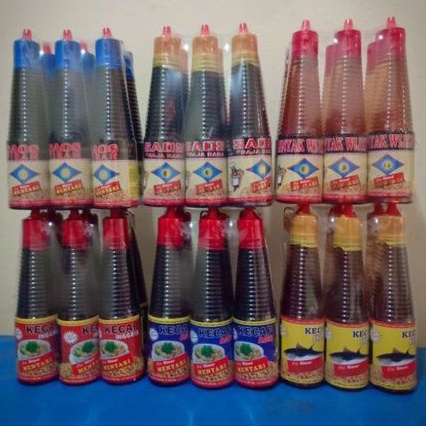 

COD➻ paket reseler hemat 6pcs minyak wijen. raja rasa. kecap ikan. tiram. kecap asin. kecap inggris. kecap lada hitam. cuka b8vst