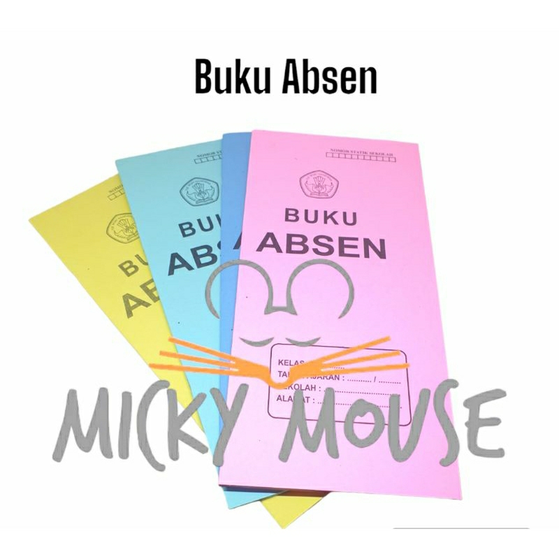 

(1 pcs ) Buku Absen Murid Sekolah / Absensi Kehadiran