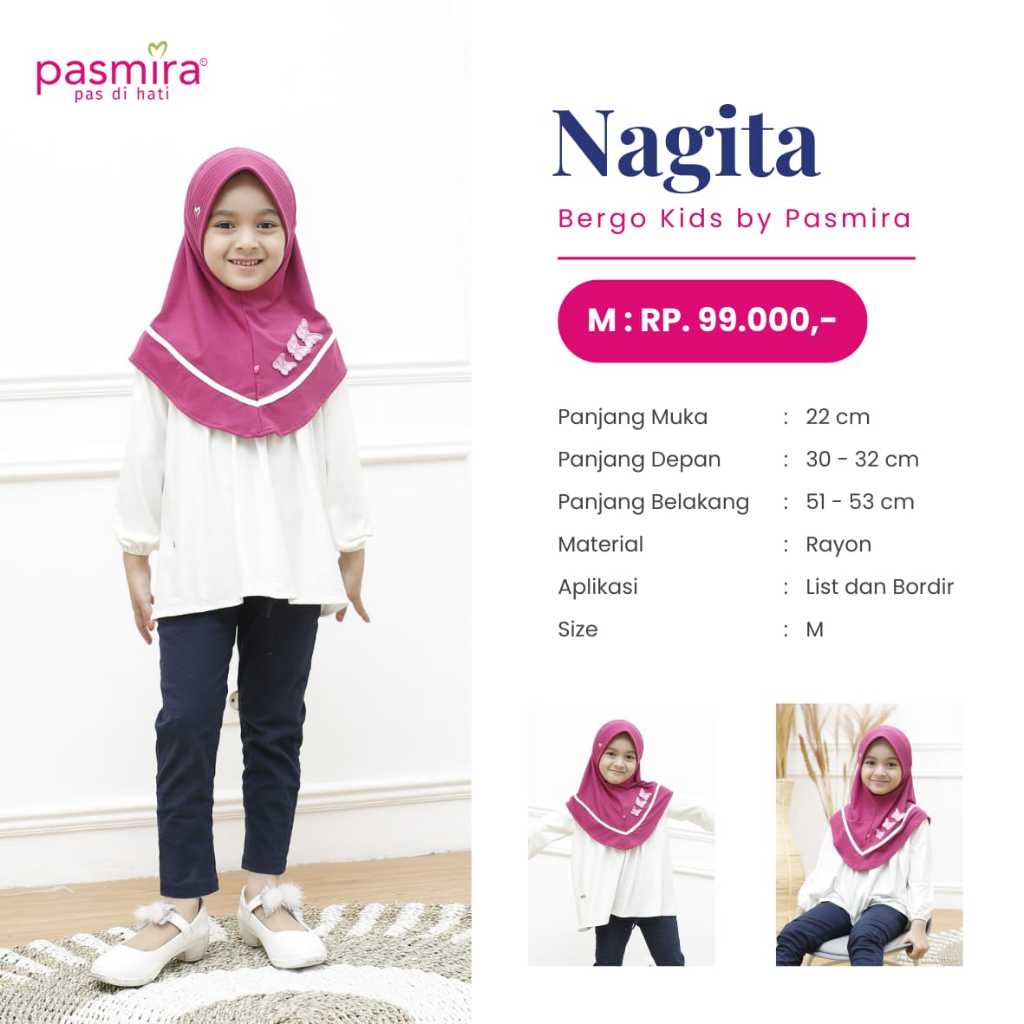 HIJAB NAGITA KIDS PASMIRA M