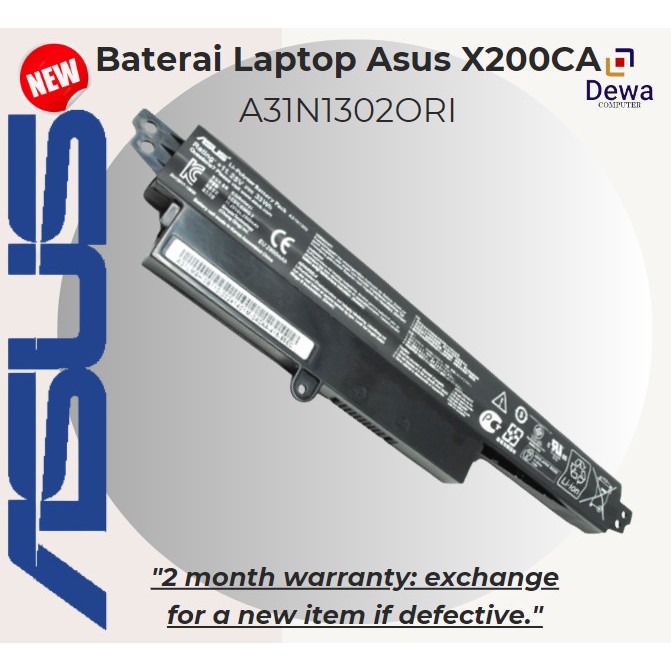 Baterai Batere Battery Batre Asus X200 X200CA X200LA X200MA