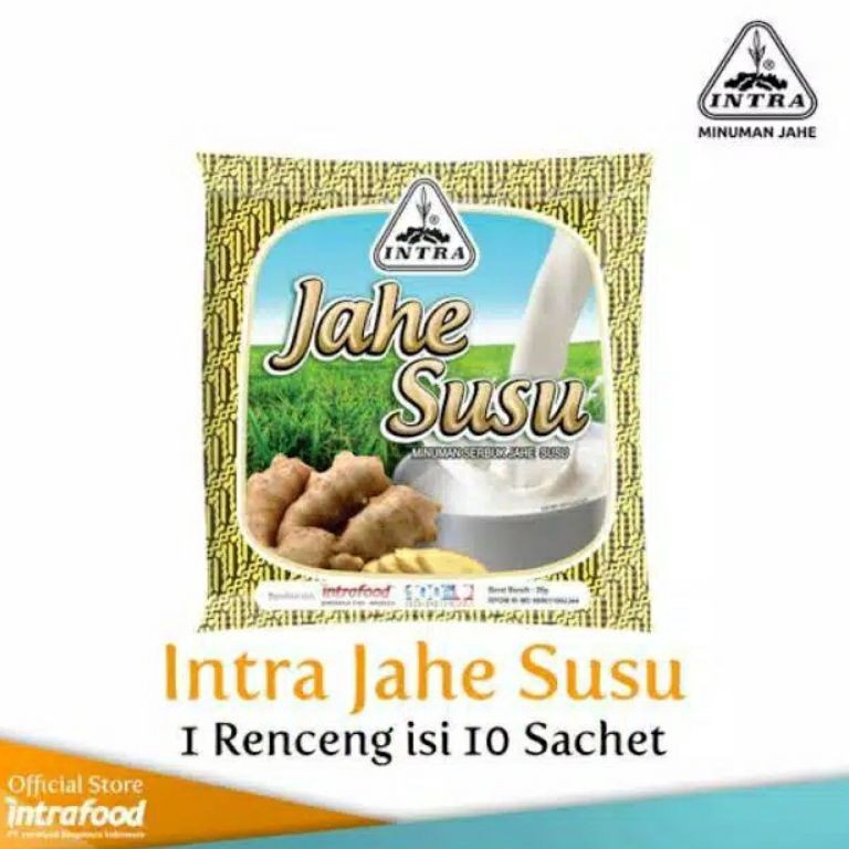 

St0k B4nyak Intra Jahe Susu (1 renceng 10 sachet) You can buy