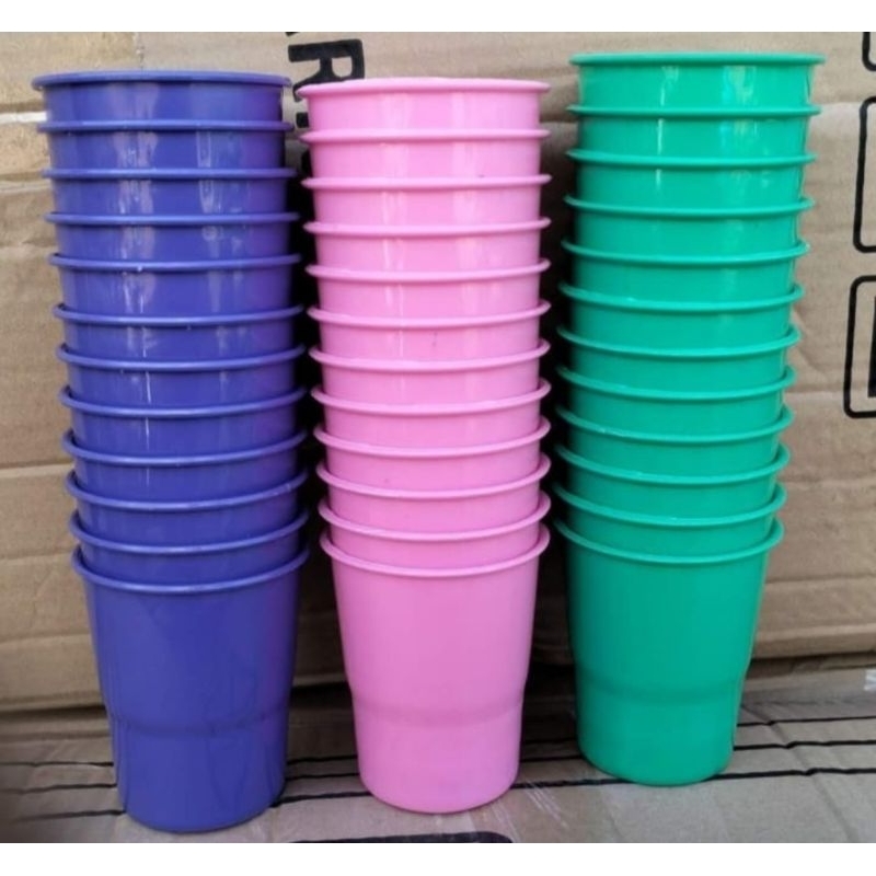 Gelas Plastik Aqua Cangkir plastik 250ml 1lusin
