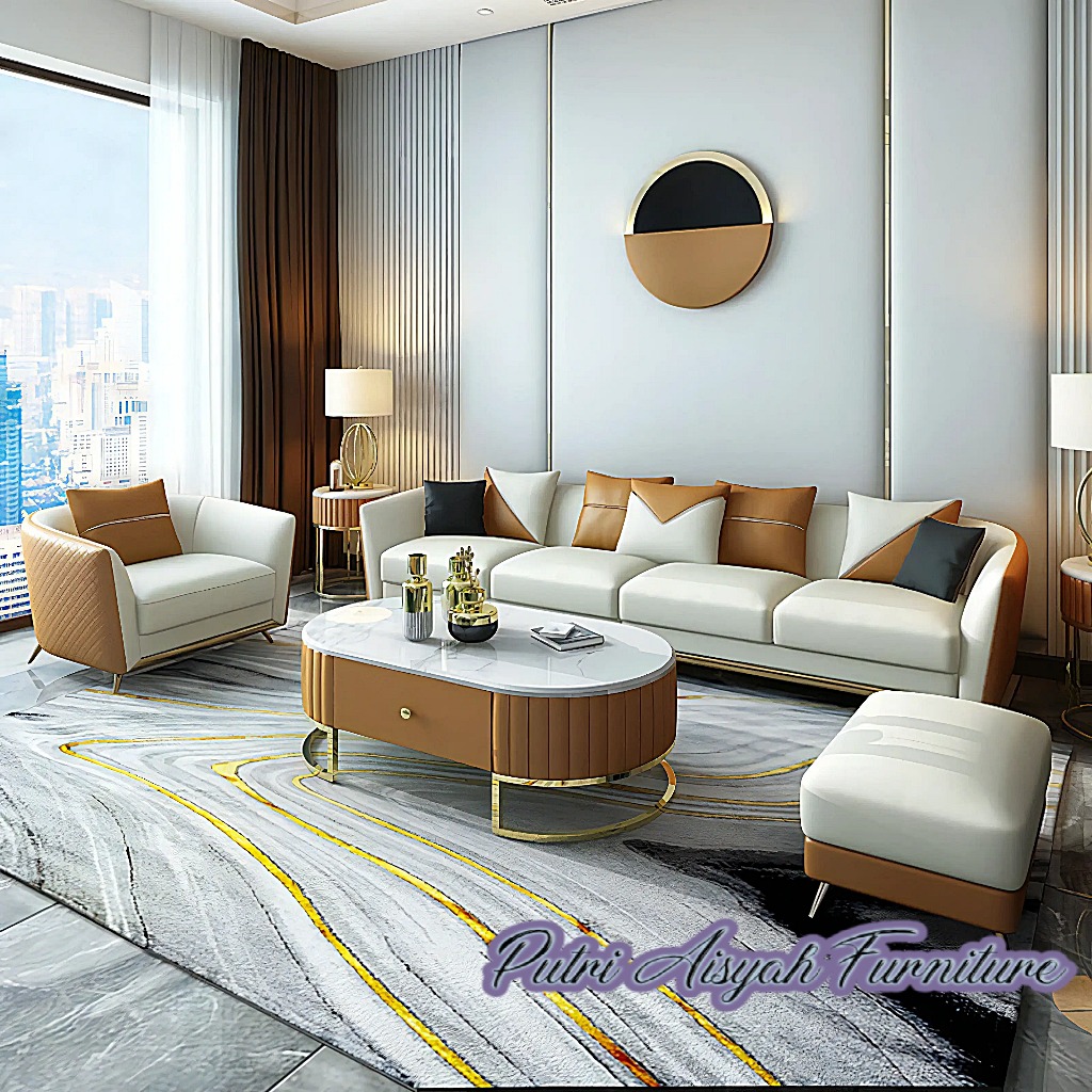 Set Sofa Ruang Tamu Mewah
