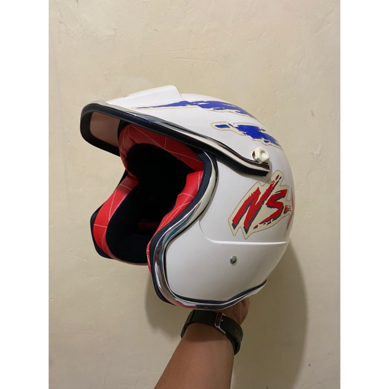 Helm jadul lawas ori nsx honda dmi vigano retro dmi trx