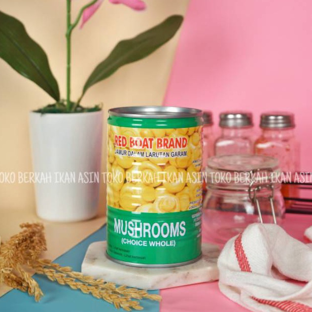 

[✸E6➢] Jamur Kancing Red Boat 425gr / Red Boat Mushrooms Mushroom [156]