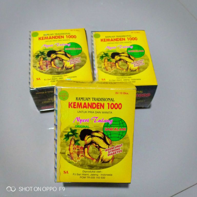 

St0k B4nyak KEMANDEN 1000 (nyeri tulang) bubuk/jamu/serbuk [52]
