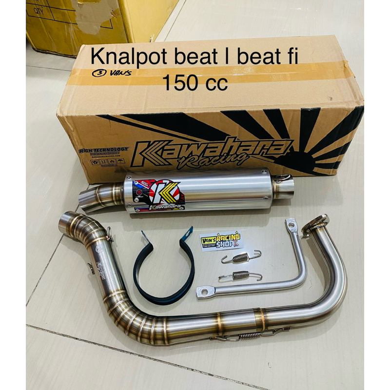 Knalpot Racing KAWAHARA BEAT KARBU | SCOOPY KARBU | BEAT FI 150cc ORIGINAL KAWAHARA RACING