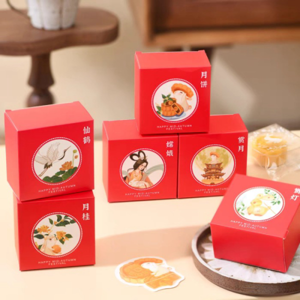

Dijual NEW Kotak mooncake isi 1 kotak kue bulan mooncake box individual Murah