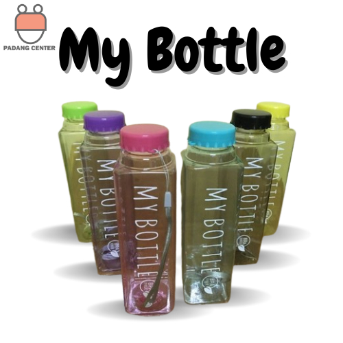 BOTOL MINUM MY BOTTLE / BOTOL KOTAK PERSEGI MY BOTTLE  / TEMPAT MINUM MY BOTTLE