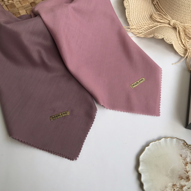 Kode QSM135 (BATCH 2) Hijab Voal SegiEmpat sahara by Marlene