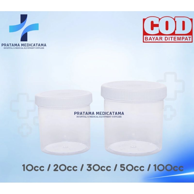 Pot salep pot urine transparan 10cc 20cc 30cc 50cc