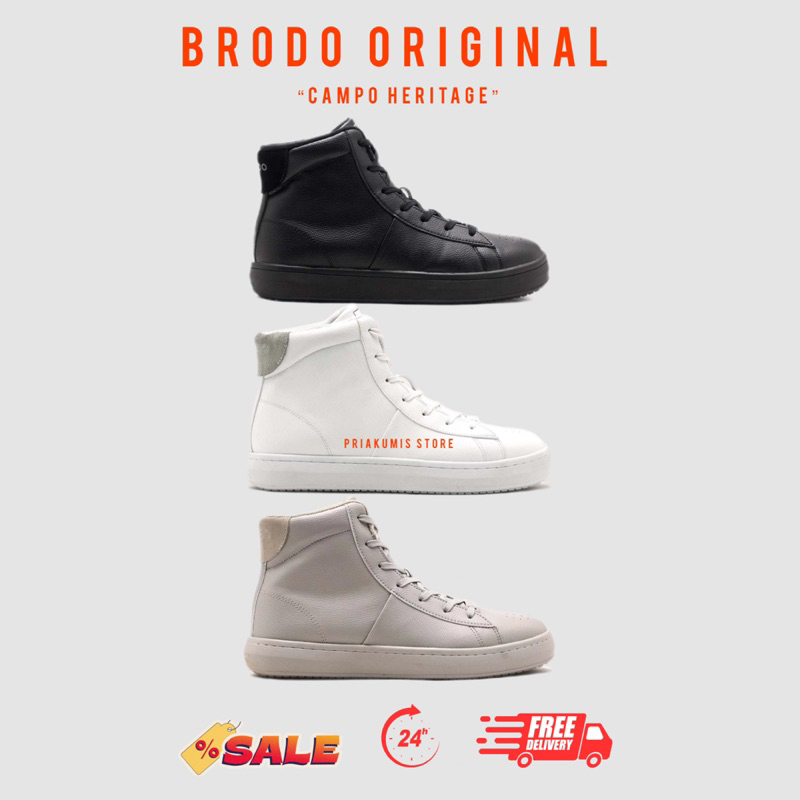 BRODO Official Campo Heritage - Sepatu Brodo | Sepatu Sneakers | Sepatu Boot | Sneakers