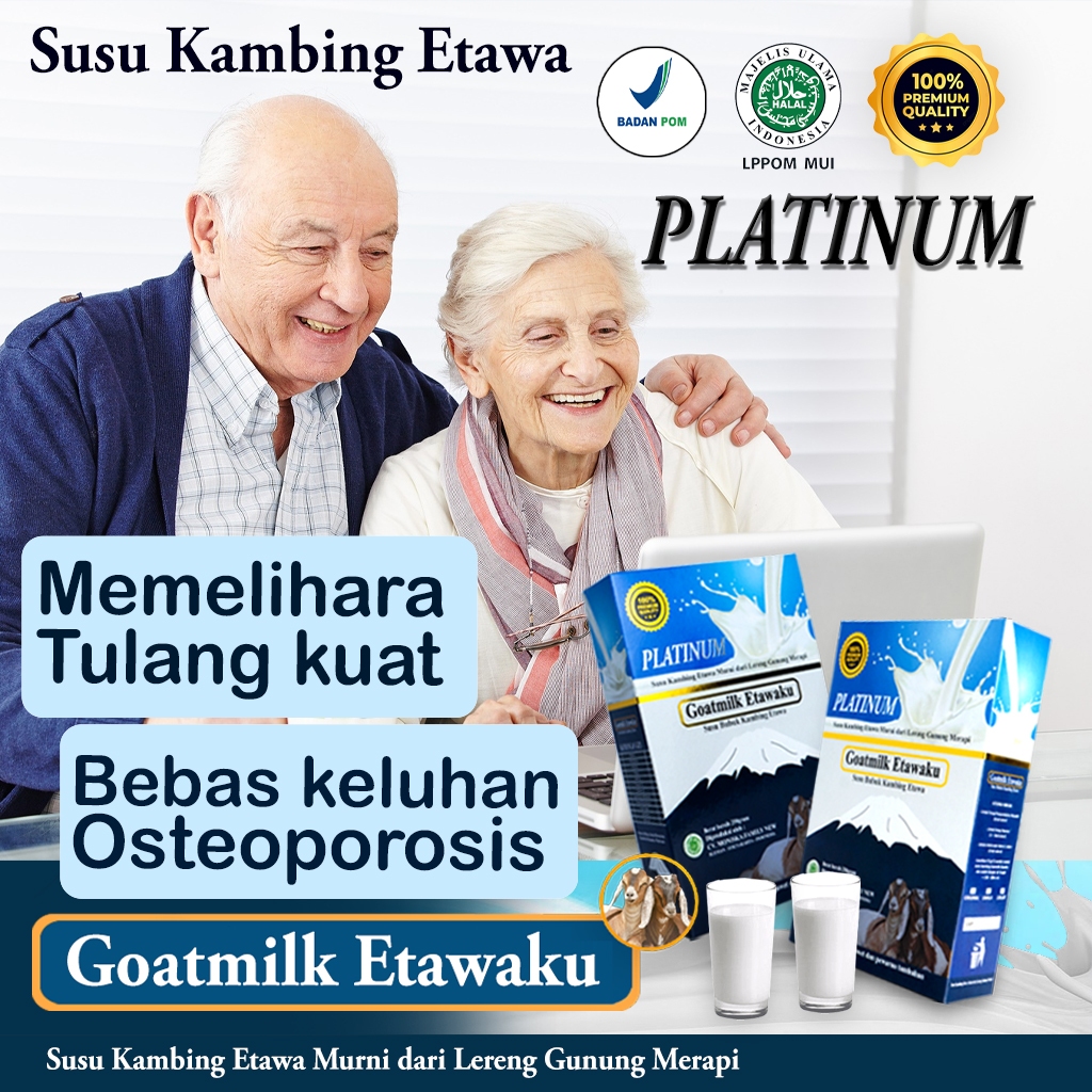 

SUSU GOATMILK ETAWAKU PLATINUM / Susu kambing / Susu kesehatan / Susu untuk pernafasan