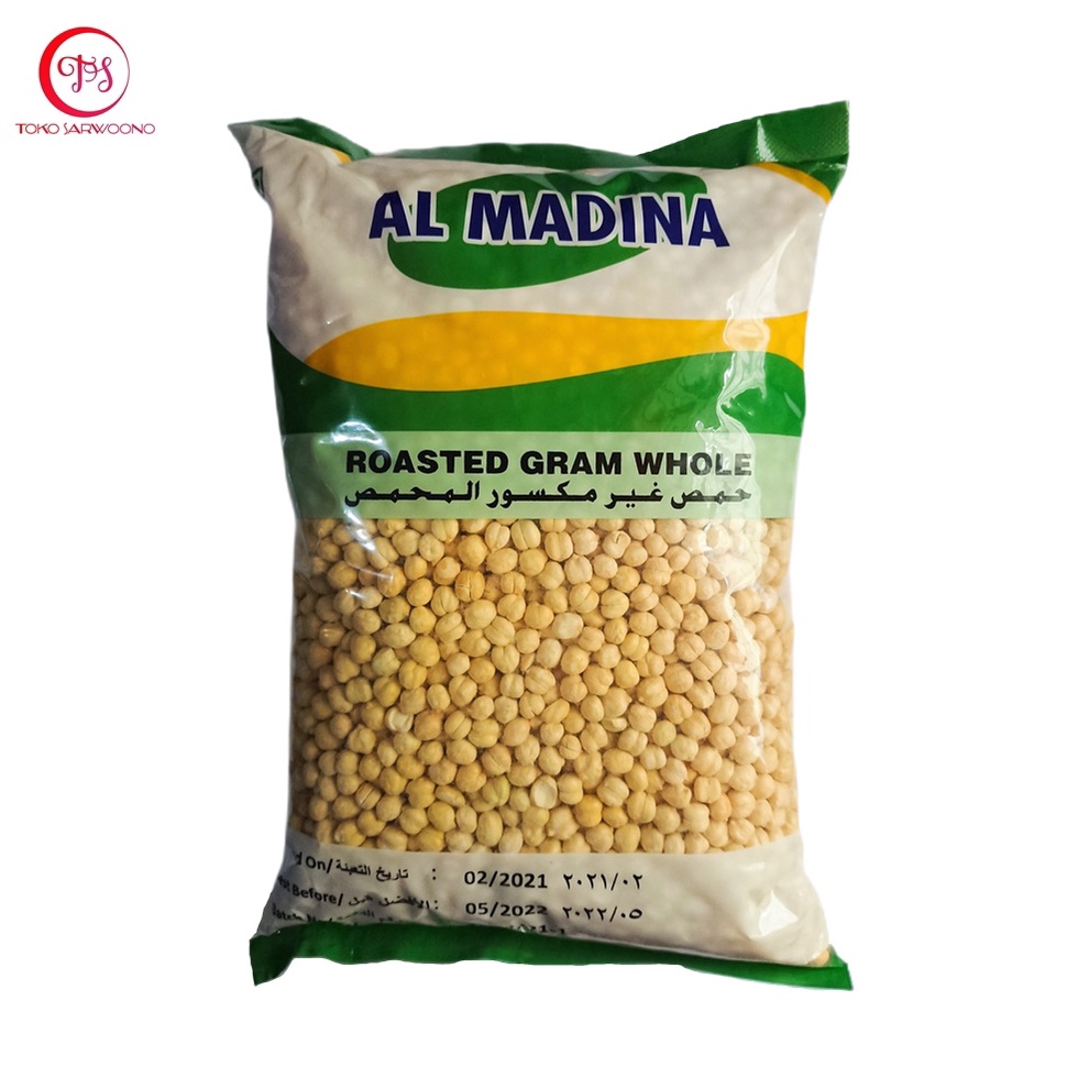 

85 Kacang Arab Al Madina 1 Kg - Original Roasted Chickpea Hummus Stock Banyak