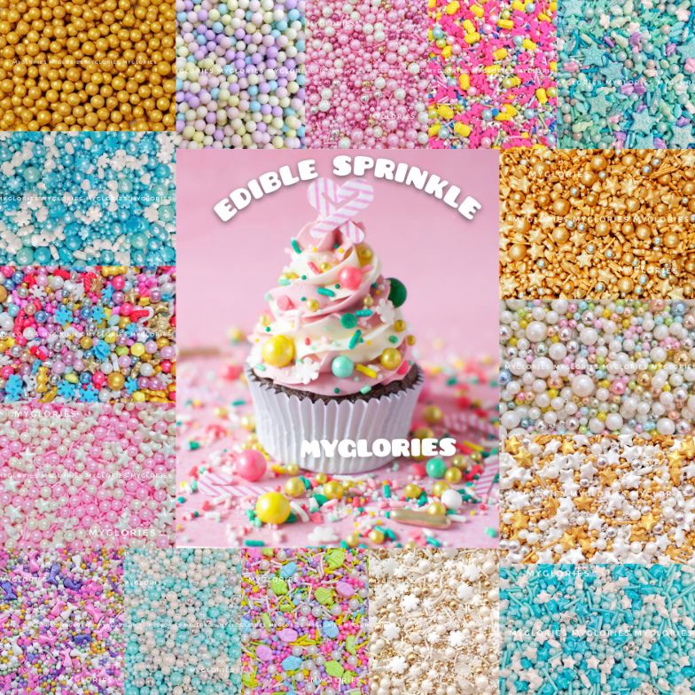 

Edible Sprinkle Hiasan Sprinkel Murah Bisa Di Makan Springkel Kue Ulang Tahun grsdq