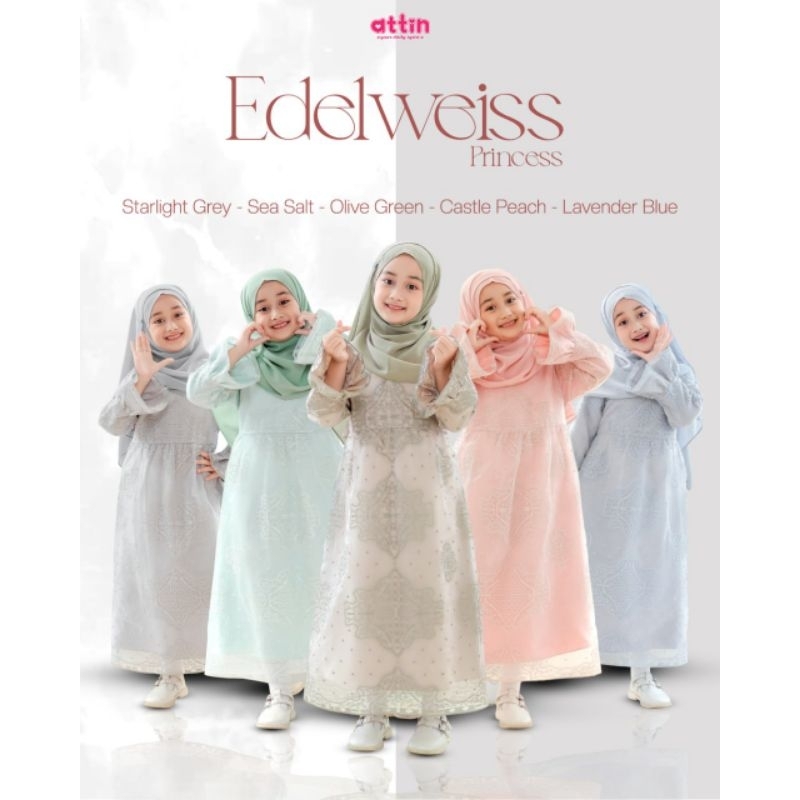 Gamis Anak-anak Edelweiss Princess By Attin