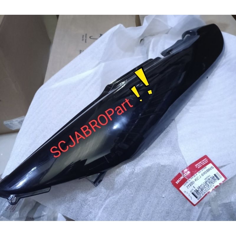 COWL L RR BLACK HONDA TIGER OLD...77220 KCJ 690BNS..ORI AHM