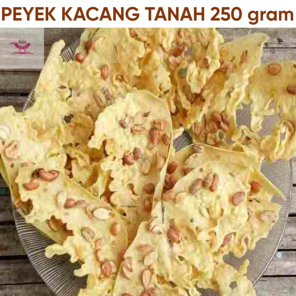 

Peyek Kacang Tanah KTP Hanan Gurih Renyah Nikmat 250 Gram