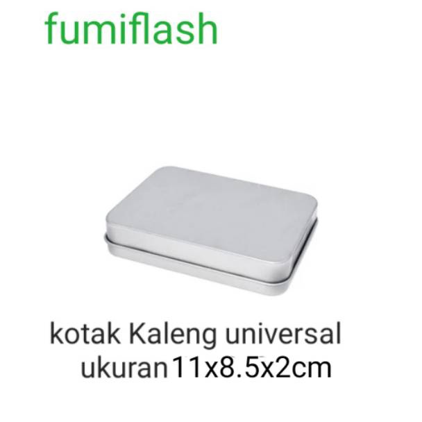 KODE UBH222 Kotak kaleng besi besar universal usb tanpa jendela