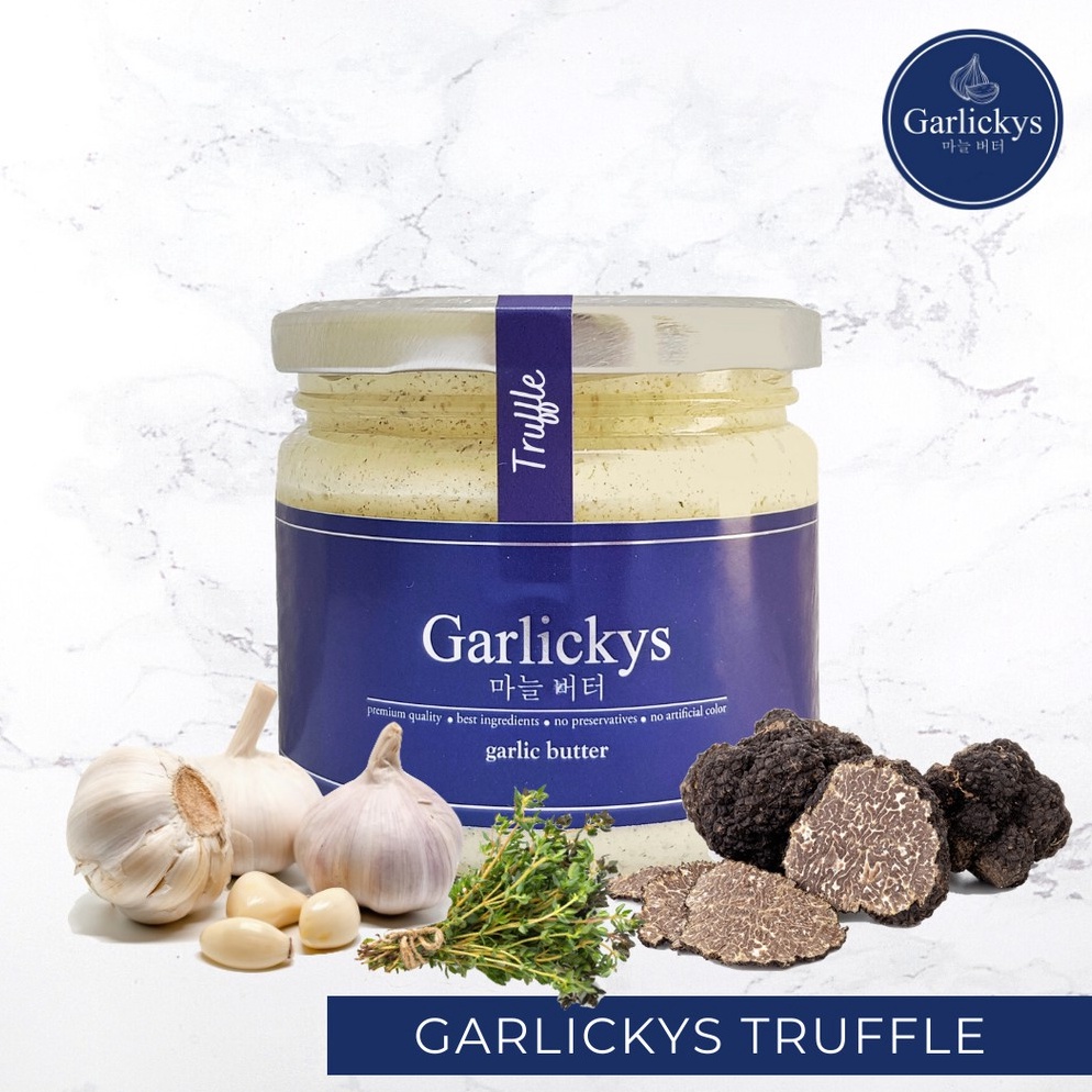 

GARLICKYS Premium Truffle & Garlic Butter | Trufle Garlic Butter | Truffle Garlic Butter Spread 67hfc
