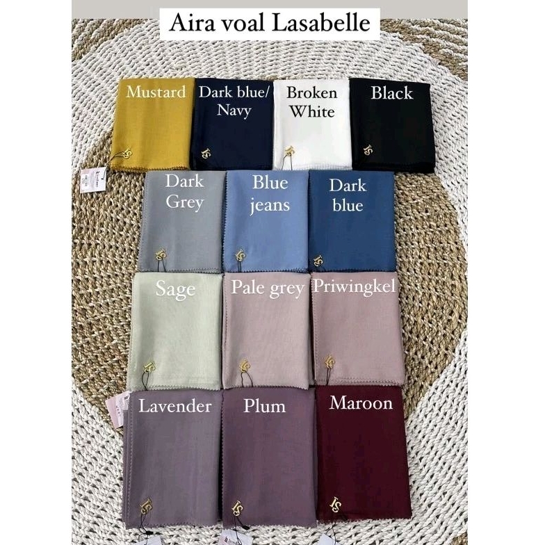 La sabelle Aira voal scarf