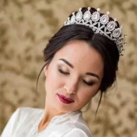 Mahkota Tiara Pengantin Hijab Elegan 5179