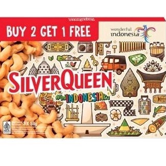 

TMQHU SILVERQUEEN 58gr DAPET 3PCs cashew only vg0wn