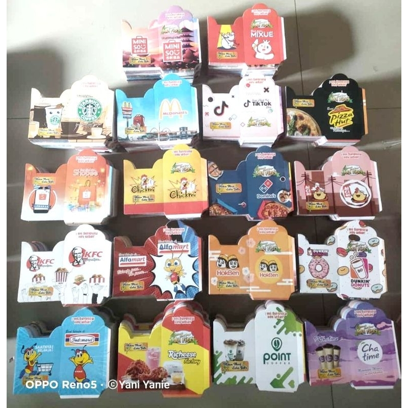 

SIAP PAKAI 1000 LEMBAR AMPLOP LEBARAN MIX 10 KARAKTER BARU / SNACK / MINUMAN MURAH COD