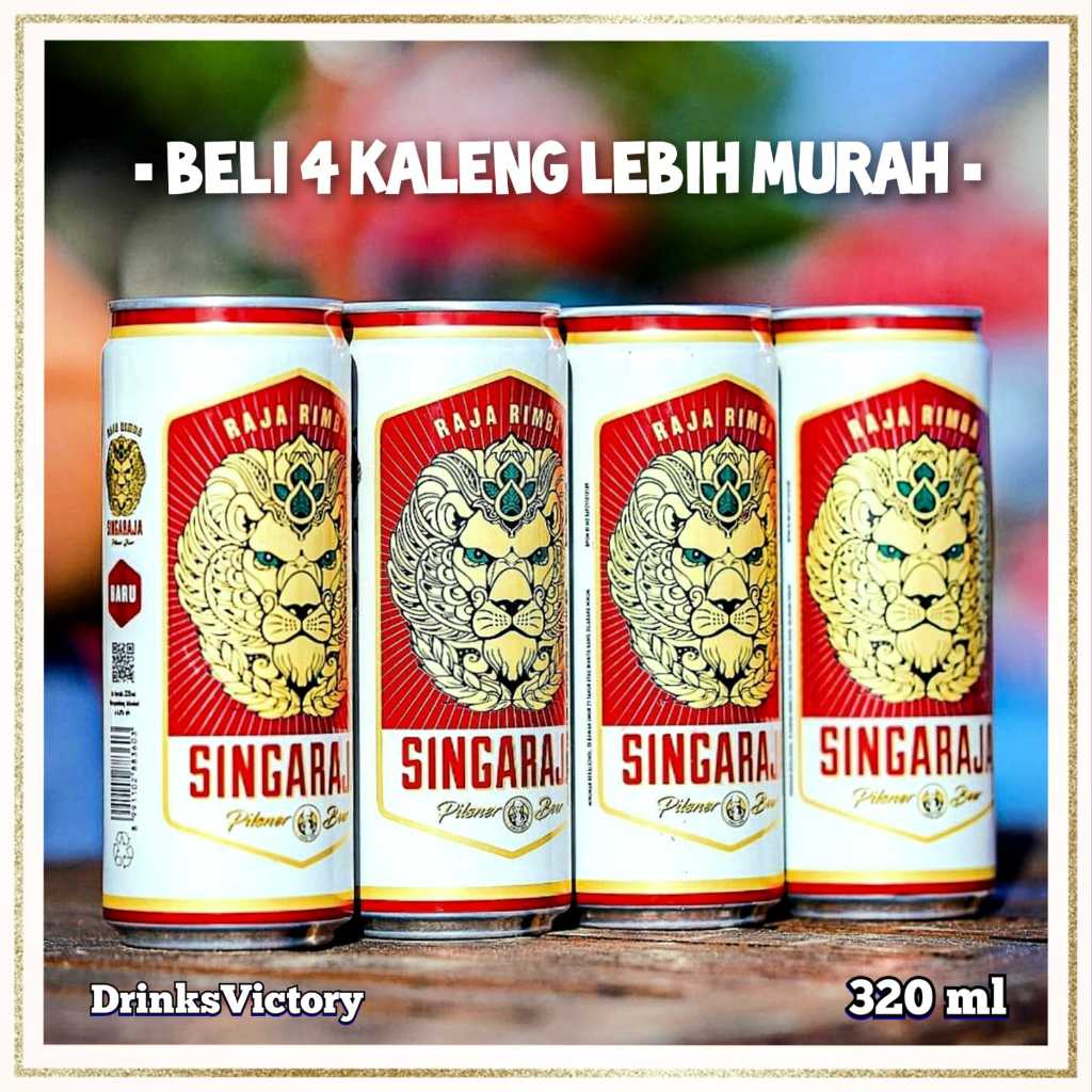 

( Paket 4 Hemat !! ) Singa Raja Kaleng