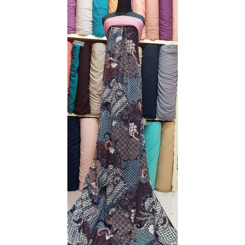 KAIN BATIK BSY FOIL/HALUS/ROK SERAGAMAN