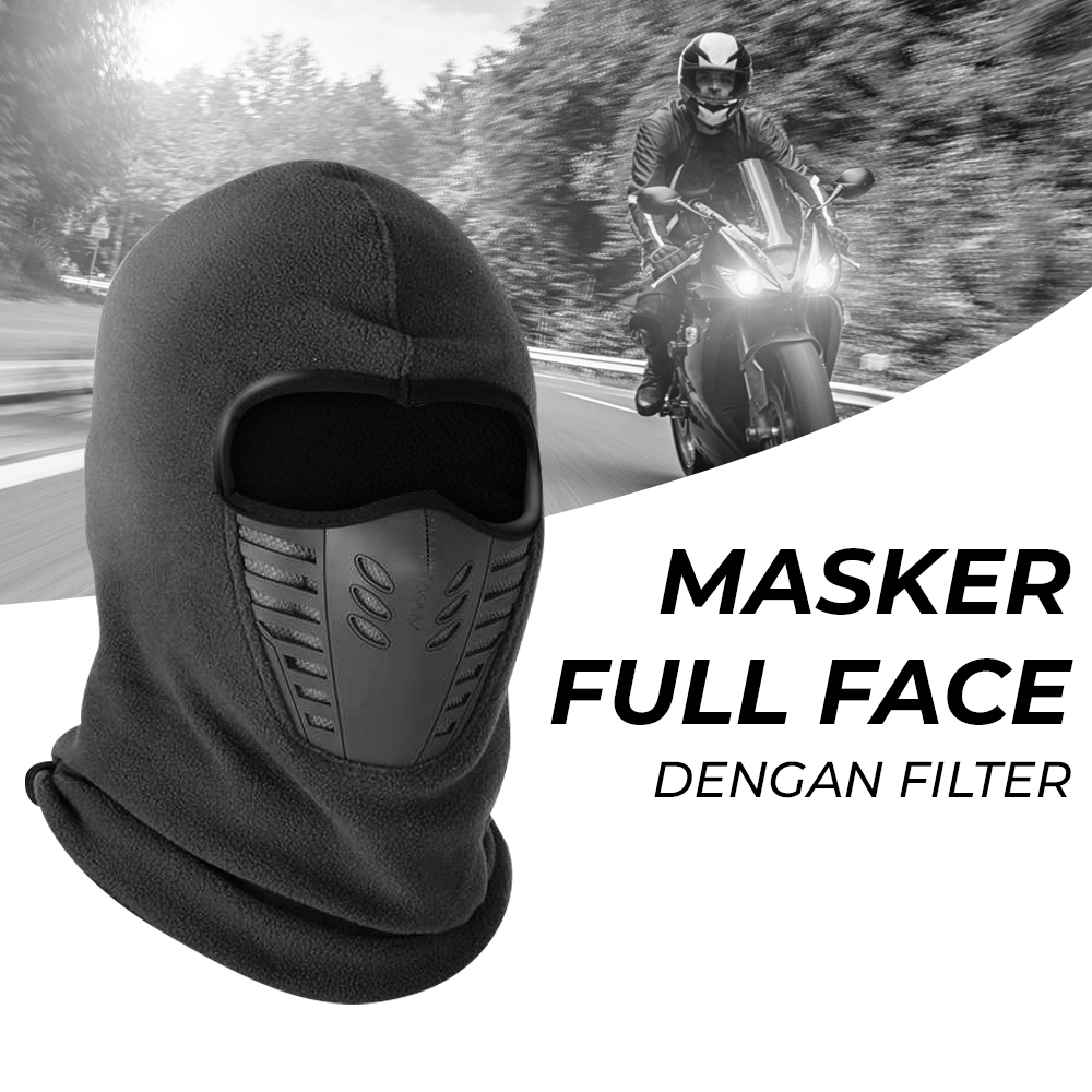 Masker Motor / masker motor full face / Masker Full Face Spandex Motor Helm / Masker Motor Full Face