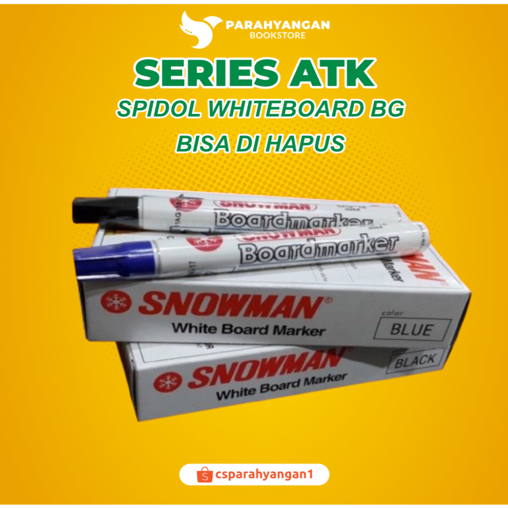 

Spidol Whiteboard Marker | Snowman BG-12 ( SATUAN )