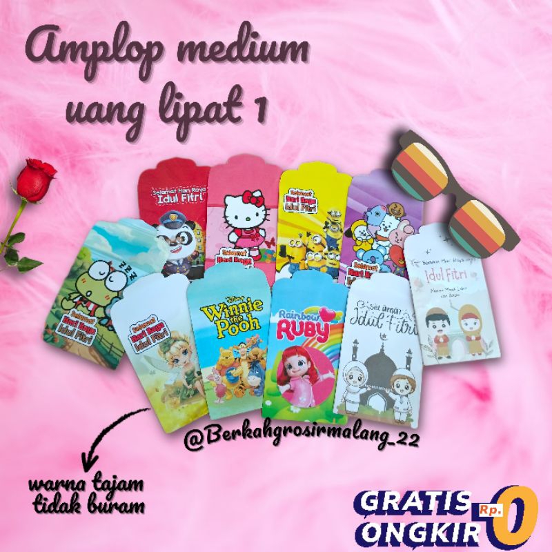 

paket 50pak amplop sudah di lem ukuran medium