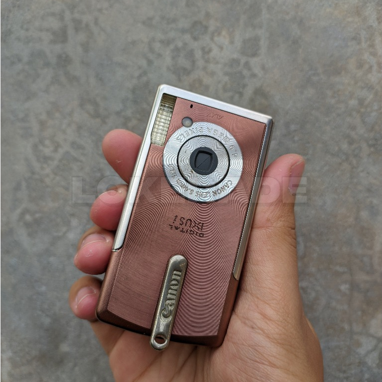 Kamera digital camdig Canon Ixus i pocket second bekas kemdig classic bronze Rare